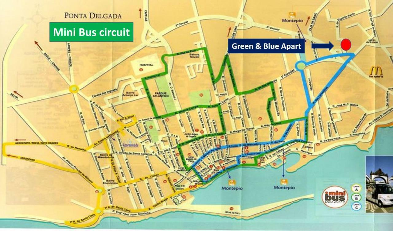 Green & Blue 3 Bedrooms ปอนตาเดลกาดา ภายนอก รูปภาพ